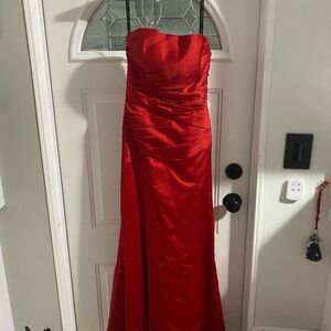 Alfred Angelo Vibrant Red Dress
